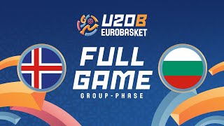 LIVE  Iceland v Bulgaria  FIBA U20 Womens EuroBasket 2024  Division B [upl. by Fowler]