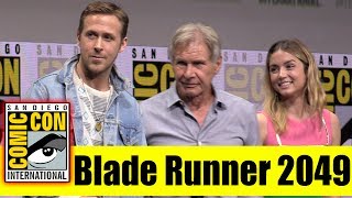 BLADE RUNNER 2049  Comic Con 2017 Full Panel and News Harrison Ford Ryan Gosling Ana De Armas [upl. by Clementius]