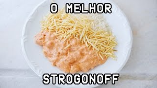 Como Fazer Strogonoff de Frango  Tá Querida [upl. by Airdnala]