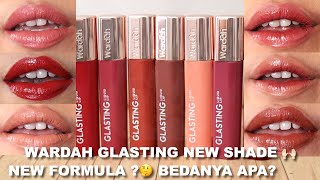 NEW SHADE WARDAH GLASTING LIQUID LIP REVIEW amp WEAR TEST  KATANYA SIH NEW FORMULA 🫣 Maria Soelisty [upl. by Ellah]