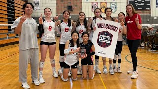 Day 1  Warmup  President’s day volleyball tournament PNW  WVBA 14 Molten [upl. by Atsugua]