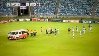 George Maluleka collapsed during the match [upl. by Maryl950]