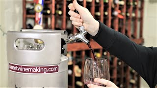 Red Wine on Tap How to Keg and Serve a Still Wine [upl. by Niela]