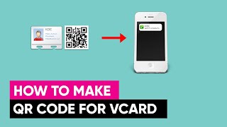 How to Make QR Code for vCard  vCard QR Code Generator FREE [upl. by Emanuel]