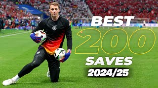 Best 200 Goalkeeper Saves 202425 HD [upl. by Rekab352]