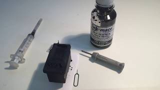 How to Refill Canon Black Ink Cartridge [upl. by Einohpets]