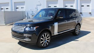 2014 Range Rover Autobiography SC Long Wheelbase  Review Start up Exhaust Sound and Test Drive [upl. by Vivl368]