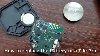 How to replace the battery of a TILE Pro [upl. by Einotna]