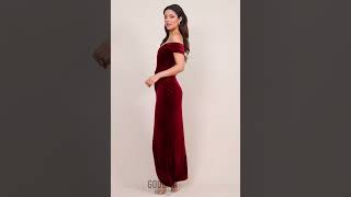 Make a Statement in a Wine Maxi Dress with a Stunning CorsetStyle Bodice [upl. by Quillon977]