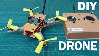 How To Make Drone With Handmade Radio Control DIY Drone [upl. by Ittak]