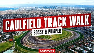 Caulfield Cup Track Walk With Bossy amp Pumper [upl. by Lelia]