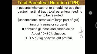 Total Parenteral Nutrition [upl. by Adnaluy283]