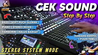 CEK SOUND DANGDUT GLERR SATU PERSATU SAMPAI JADI KENDANG DARI PUSAT  STEREO MODE  AUDIO CLEAN [upl. by Omidyar]