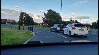 GOSFORTH ROUNDABOUT SANDY LANE 2ND3RD4TH EXITS [upl. by Greeson]