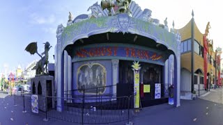 360° VR Ghost Train FULL RIDE Luna Park Melbourne The Dark Ride Project [upl. by Aicnatsnoc]