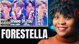 First time hearing Forestella  포레스텔라  Shape of You  Reaction [upl. by Htelimay]