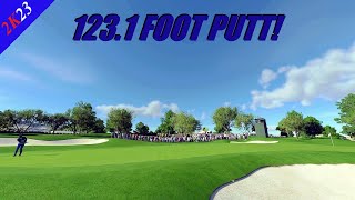 PGAT 2K23 PUTTING PRACTICE 1231 FOOT PUTT [upl. by Wartow128]