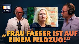 Wie wir mit der Innenministerin die Rückkehr der Willkür erleben  NIUS Live vom 15 August 2024 [upl. by Yolane716]