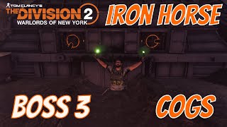 The Division 2  Iron Horse Boss 3  Speed Running Cog Phase [upl. by Borrell]