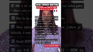 GCSE FRENCH WRITING EXAM REVISION  HOW TO GET FULL MARKS AQA [upl. by Tedmund]