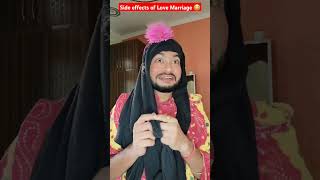 Side effects of Love Marriage 😂 roast fun explore ytshorts [upl. by Aneda]