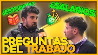 ¿QUÉ GANA la GENTE en el MWC 24  Preguntas en la calle ¿SALARIOS ¿ESTUDIOS ¿TRABAJO [upl. by Anierdna]