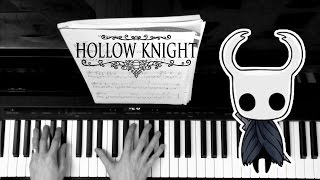 Hollow Knight Main Theme Piano Cover [upl. by Thgiled]