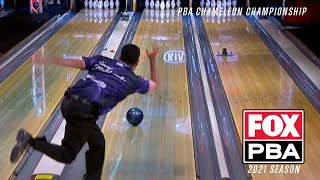 2021 PBA Chameleon Championship Eliminator Finals WSOB XII  Full PBA Bowling Telecast [upl. by Ateekahs]