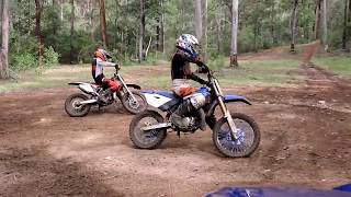 ktm 85sx vs yz85 [upl. by Hali]