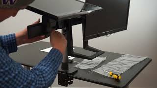 Ergotron HX Dual Monitor Arm Unboxing and Assembly [upl. by Annalise656]