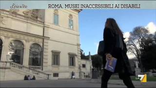 Roma Musei inaccessibili ai disabili [upl. by Nahsed240]