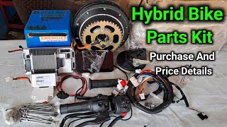 Hybrid Bike Parts Kit Purchase And Price Detail 2024 [upl. by Leesa]