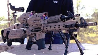 TrackingPoint  M600 SR SquadLevel Precision Guided Assault Rifle Live Firing 1080p [upl. by Wearing]