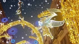 MALAGA LUCES DE NAVIDAD CALLE LARIOS CHRISTMAS MUSIC MALAGA CHRISTMAS LIGHTS❄🌟⛄🎅🎄 [upl. by Nilyarg]