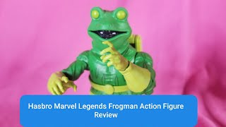 Hasbro Marvel Legends Frogman Action Figure Review [upl. by Ardrey374]