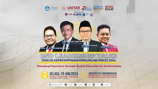 2nd Leadership Talks LLDikti Wilayah III  25 Juni 2024 [upl. by Quintina22]