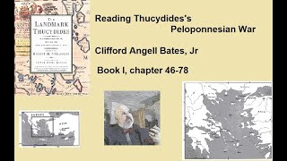 Reading Thucydides Peloponnesian WarBook I chapter 4578 [upl. by Haseena]