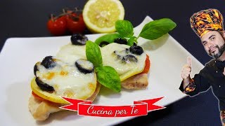 Pollo Limone e Mozzarella  Ricette Veloci [upl. by Hayward83]