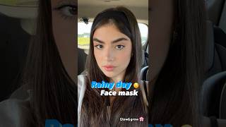 Face mask for rainy days 🌧️ skincare shots skincareroutine diy facemask [upl. by Yul]