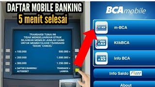 Cara daftar mobile banking BCA MUDAH 5 menit selesai mBanking mBCA [upl. by Atinhoj]