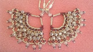 Regal Lace Earrings Tutorial [upl. by Bayard747]