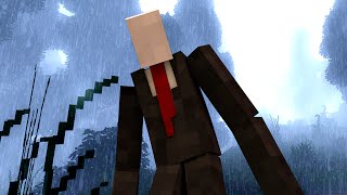 SLENDER  A FACELESS MAN IS AFTER US  Minecraft [upl. by Analad]