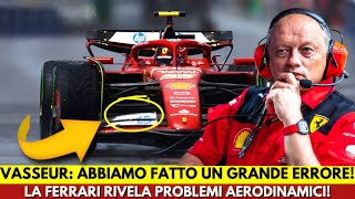 ✅ VASSEUR CONFERMA FERRARI CON PROBLEMI CRITICI [upl. by Ashman]