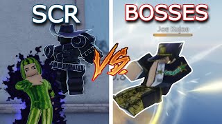 YBA SCR vs All Bosses [upl. by Merrell540]