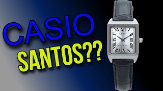 26 Casio Cartier Tank Homage  Casio LTPV007L7B1  Part Cartier Santos Part Must de Cartier Tank [upl. by Seibold]