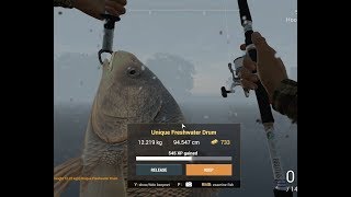 Fishing Planet – How to catch Unique Freshwater Drum at SaintCroix Lake Michigan [upl. by Grigson348]