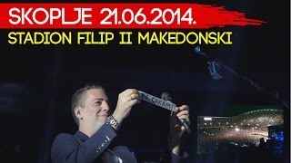 ŽELJKO JOKSIMOVIĆ  LJUBAVI LIVE  SKOPLJE 21062014  STADION FILP VTORI MAKEDONSKI [upl. by Macgregor]