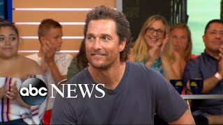 Matthew McConaughey reveals biblical inspiration for son Levis name [upl. by Drofdarb864]