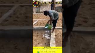 pre construction Anti termite treatment amp soil treatment termitedamage antitermite shorvideo [upl. by Afrikah]