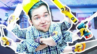 DANTDM THE HANDYMAN House Flipper [upl. by Lehcer882]